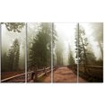 thumbnail image 2 of Foggy Sequoya National Park - Oversized Landscape Canvas Art, 2 of 3