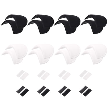 Unique Bargains 4 Pairs Shoulder Pads, Costume Shoulder Pads Sponge Pads Reusable Removable for Women Clothing Men