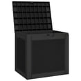 thumbnail image 2 of vidaXL Garden Storage Box Black 55.5x43x53 cm Polypropylene, 2 of 5