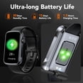 thumbnail image 5 of 1.47" Smartwatch for Women Men with Multiple Sport Modes Step Counter, Fitness Tracker Bluetooth Calls (Make/Answer), IP68 Waterproof, Fitness Watch Compatible with Android and iPhone, Black, 5 of 5