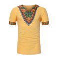thumbnail image 1 of Chemises à Manches Courtes pour Hommes Mode Décontractée Manches Courtes Imprimé Col en V Pull T-Shirt Blouse Chemises Hommes Manches Courtes Chemises Hommes Manches Courtes Décontractées Chemises Hommes Manches Courtes Décontractées, 1 of 3
