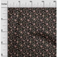 thumbnail image 2 of oneOone Rayonne Tissu Noir Jacobée Robe Florale Tissu Tissu Imprimé par la Cour 56 Pouces de Large, 2 of 5