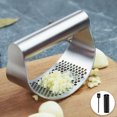 thumbnail image 1 of Tzgsonp Garlic Press Rocker Stainless Steel Hand-Held Kitchen Chopper Garlic Cutter Garlic Smasher, 1 of 3