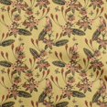 thumbnail image 1 of oneOone Rayon Dark Magenta Fabric Tropical Craft Projects Decor Fabric Printed By The Yard 56 Inch Wide, 1 of 5