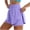 Purple, variant on Yammkia Biker Shorts Women's Biker Shorts Workout Gym Shorts High Waist Tummy Control Hidden Scrunch Running Yoga Black,XL