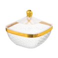 thumbnail image 1 of jifeng Countertop Fruit Bowl with Lid Fruit Basket for Kitchen Counter Fruit Snacks Square M, 1 of 9