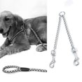 thumbnail image 4 of Double Dog Coupler No-Tangle Iron Chain Pet Leash Coupler Dog Lead Coupler, 4 of 10