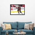 thumbnail image 2 of Frameworth Tim Stutzle 20x29 Canvas Framed Senators Shooting, 2 of 9