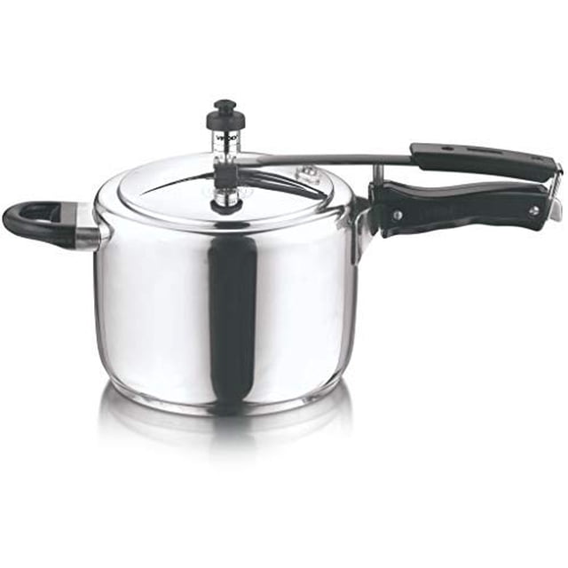 Vinod Autocuiseur à Fond Sandwich de 5 L avec Couvercle Intérieur en Acier Inoxydable, 5 Litres