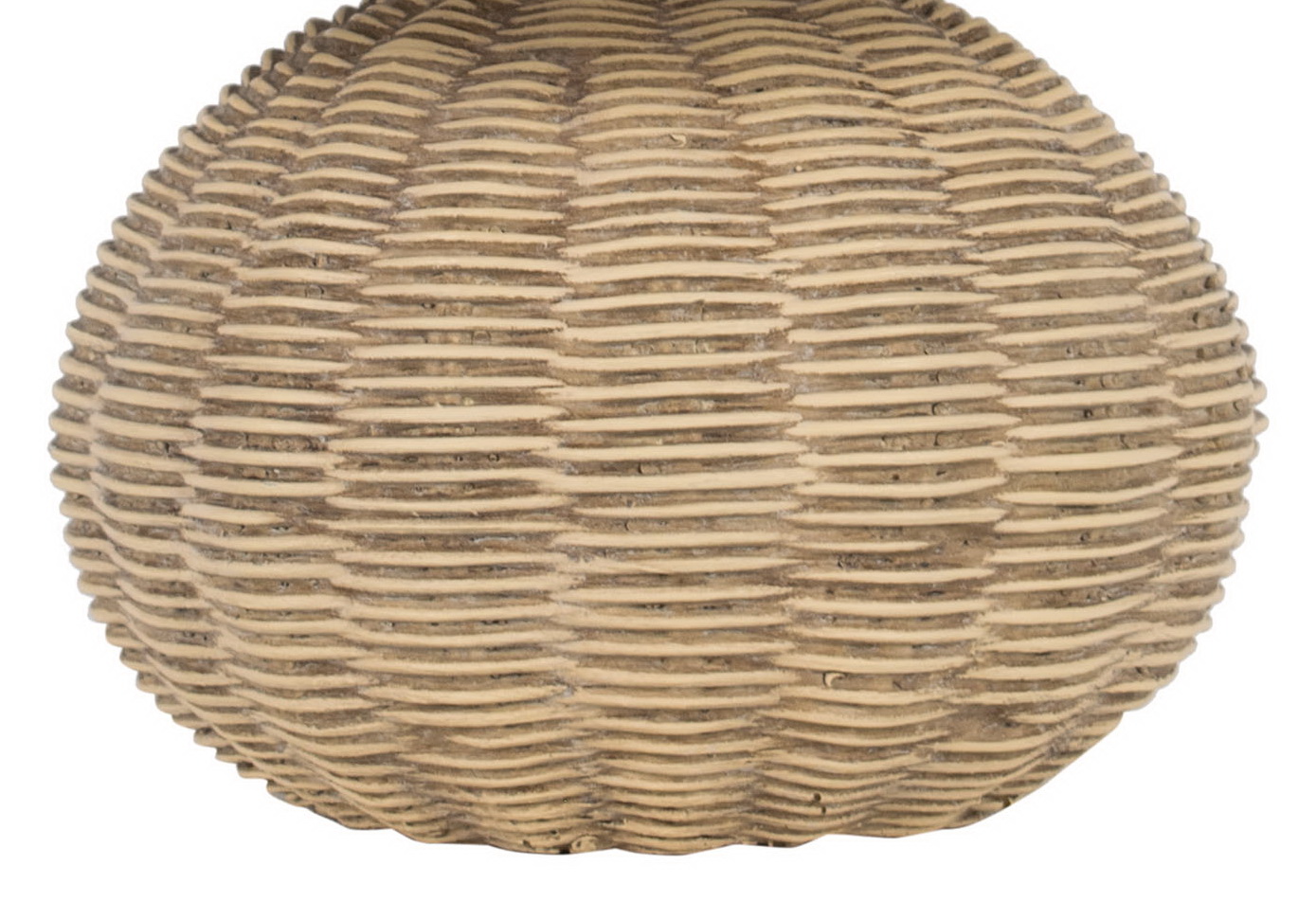 Lampe d'appoint Mainstays en polyrésine motif rotin de 13 pouces