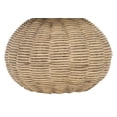 thumbnail image 4 of Mainstays 13 inch Rattan Pattern Polyresin Accent Lamp, 4 of 5