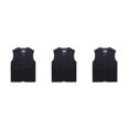 thumbnail image 4 of Youkk Classic And Versatile Dad Wear Waistcoat With Multiple Pockets Multi-pockets Dark Blue XXL 3Set, 4 of 6