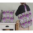 thumbnail image 5 of Soimoi Moss Georgette Fabric Leaves & Magnolia Floral Decor Fabric Printed Yard 42 Inch Wide, 5 of 5