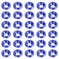 thumbnail image 1 of Unique Bargains Lot de 30 Rondelles à Encastrer M3 en Alliage d'Aluminium Anodisé pour Finition, Bleu, 1 of 4