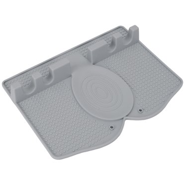 Silicone Utensil Rest,Silicone Utensil Rest Heat Spoon Rest Silicone Spoon Rest Stylish and Modern