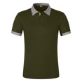 thumbnail image 2 of Men's Four Seasons Leisure Fashion Design Lapel Button Short Sleeve, 2 of 6