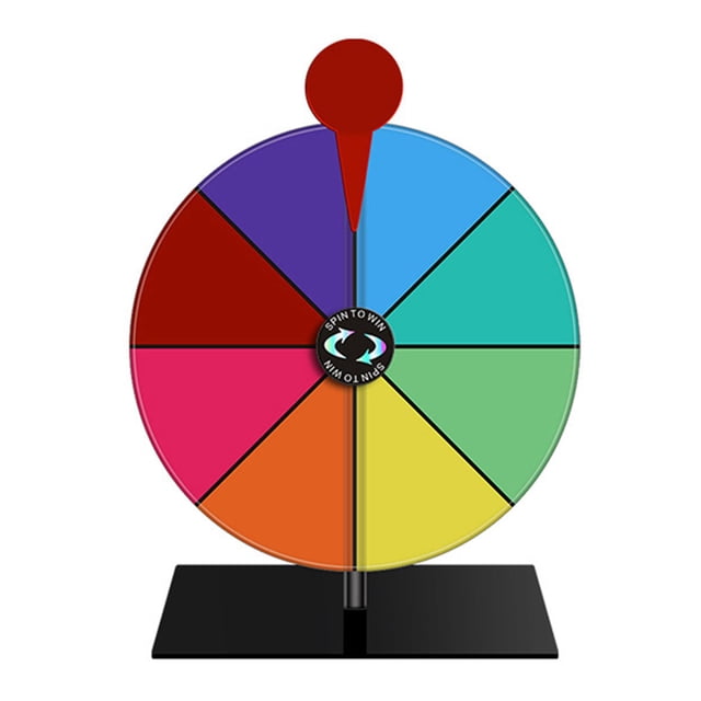 segolike Rotating Wheel Accessories Rotating Game Toy for Show Birthday Holiday Black Base
