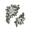thumbnail image 1 of Xingzhi 2x Wedding Arch Flowers Sunflowers Decor Rustic for Backdrop Door Party white, 1 of 5