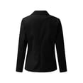 thumbnail image 4 of Innerwin Blazers Solid Color Women Cardigan Jacket Work Shawl Neck Slim Fit Business Jackets Black S, 4 of 7