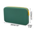 thumbnail image 3 of PRETXORVE Cosmetic Makeup Storage Pouch with Zipper Travel Portable Makeup Brush-, 3 of 4