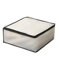 thumbnail image 1 of TopLLC Folding Plastic Storage Box For Storage Under The Bed Odorless Material Moistureproof Trash Can Suitable For Pillows Coats Blankets White Translucent on Clearance, 1 of 1