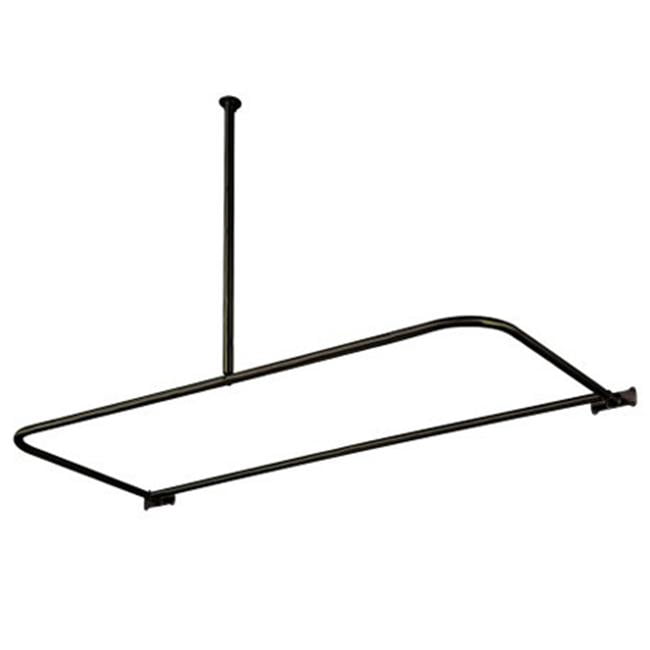 Kingston Brass CC3135 D-Shape Shower Rod - Oil Rubbed Bronze