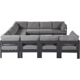 thumbnail image 4 of Meridian Furniture Nizuc Grey Outdoor Patio Modular Sectional, 4 of 8