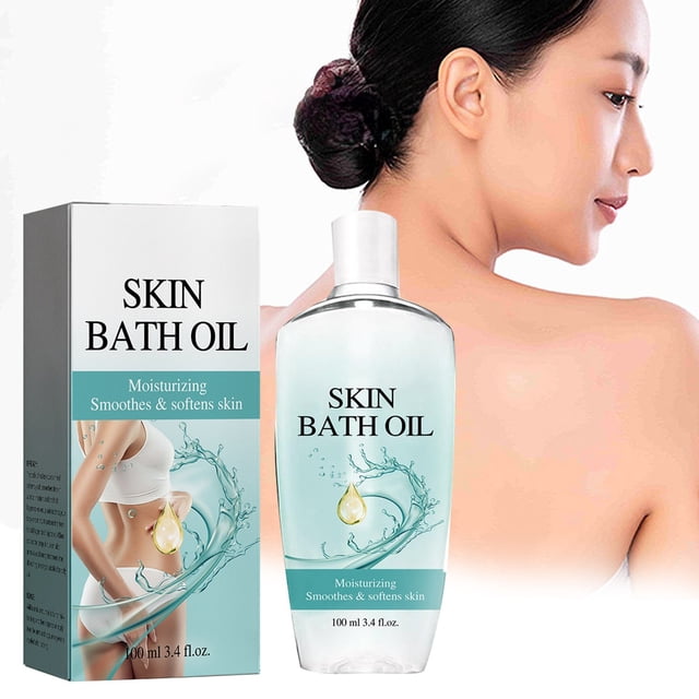 WIFKLSIIPG Bath Oil Body Gentle Cleansing Skin Moisturizing Lubricating Skin Care 100ml