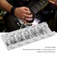 thumbnail image 4 of 6 String Bass Bridge Adjustable Barrel Saddle Fixed Type Electric Bass Bridge Zinc Alloy Bass Replacement Parts, 4 of 7