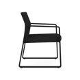 thumbnail image 4 of Fauteuil d'Appoint pour Réception et Salle d'Attente en Soins de Santé / Acier Noir / Noir, 4 of 5