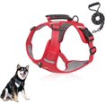 thumbnail image 1 of no Pull Dog Harness with Leash Set, Adjustable Dog Vest with Reflective, for Small Medium Large Dogs, 1 of 8