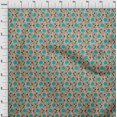 thumbnail image 3 of oneOone Tissu Polyester Lycra Imprimé Feuilles & Floral pour Couture BTY 56 Pouces de Large, 3 of 5