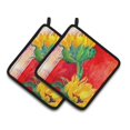 thumbnail image 1 of Carolines Treasures 6111PTHD Fleur - Paire de Porte-Pots Tournesol, 1 of 3