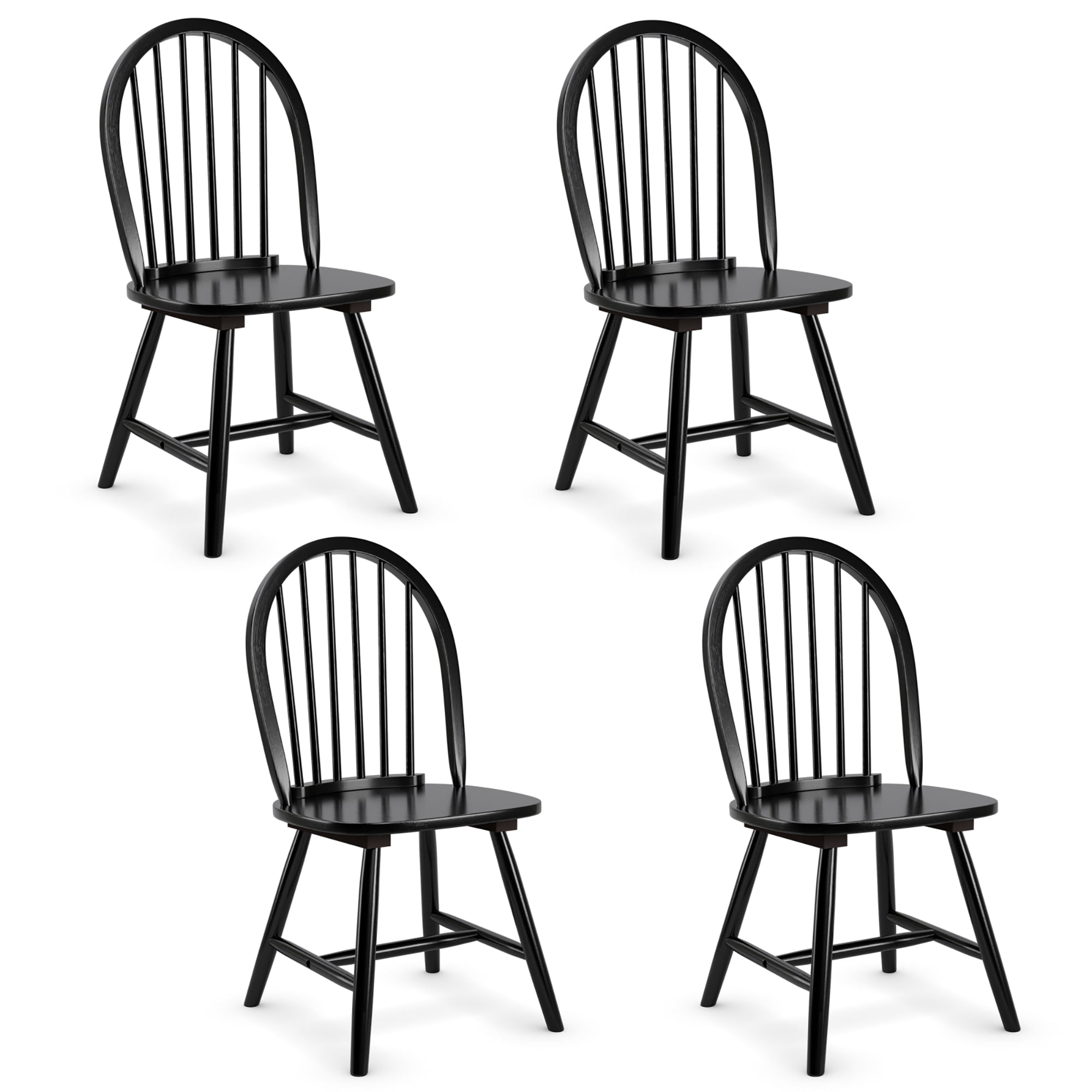 TON Windsor chair ④ Costway Set of 4 Vintage Windsor Dining Side Chair Wood