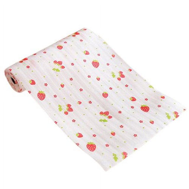 2-pack 300cm Cute Polka Dots Shelf Paper Cabinet Drawer Liner Kitchen Table Mat(Blue Dots)