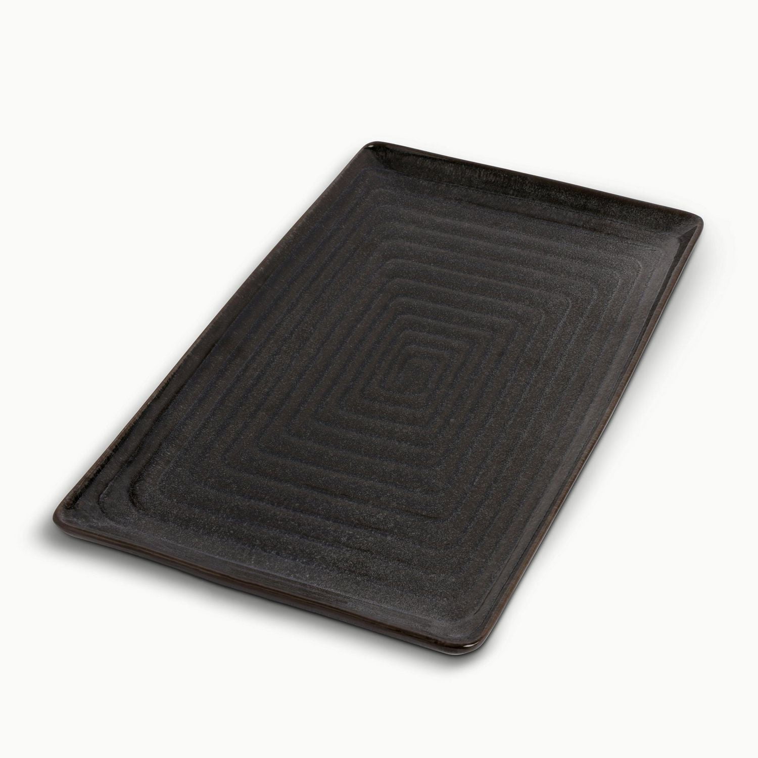 Plat rectangulaire en céramique Yellowstone, collection Rip