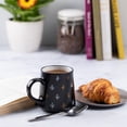 thumbnail image 4 of Tasse en grès thym et table, 16 oz liq., feuille noire, 4 of 4