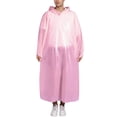 thumbnail image 1 of Versatile Wraps for All Seasons Oversized Raincoat with Lace Design and Button Closure for Outdoor Activities and Casual, 1 of 4