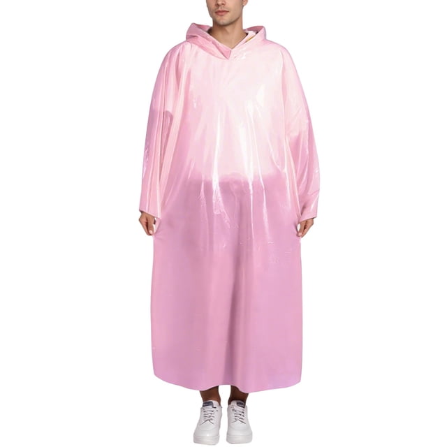 Versatile Wraps for All Seasons Oversized Raincoat with Lace Design and Button Closure for Outdoor Activities and Casual