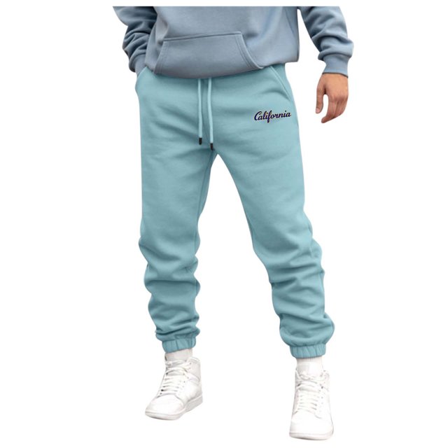 WEAIXIMIUNG Pantalon Noir Homme Coupe Ajustée Fuselé Hommes Automne et Hiver Mode High Street Loisirs Ample Sports Plein Air Course Chandail Pantalon Pantalon Pantalon