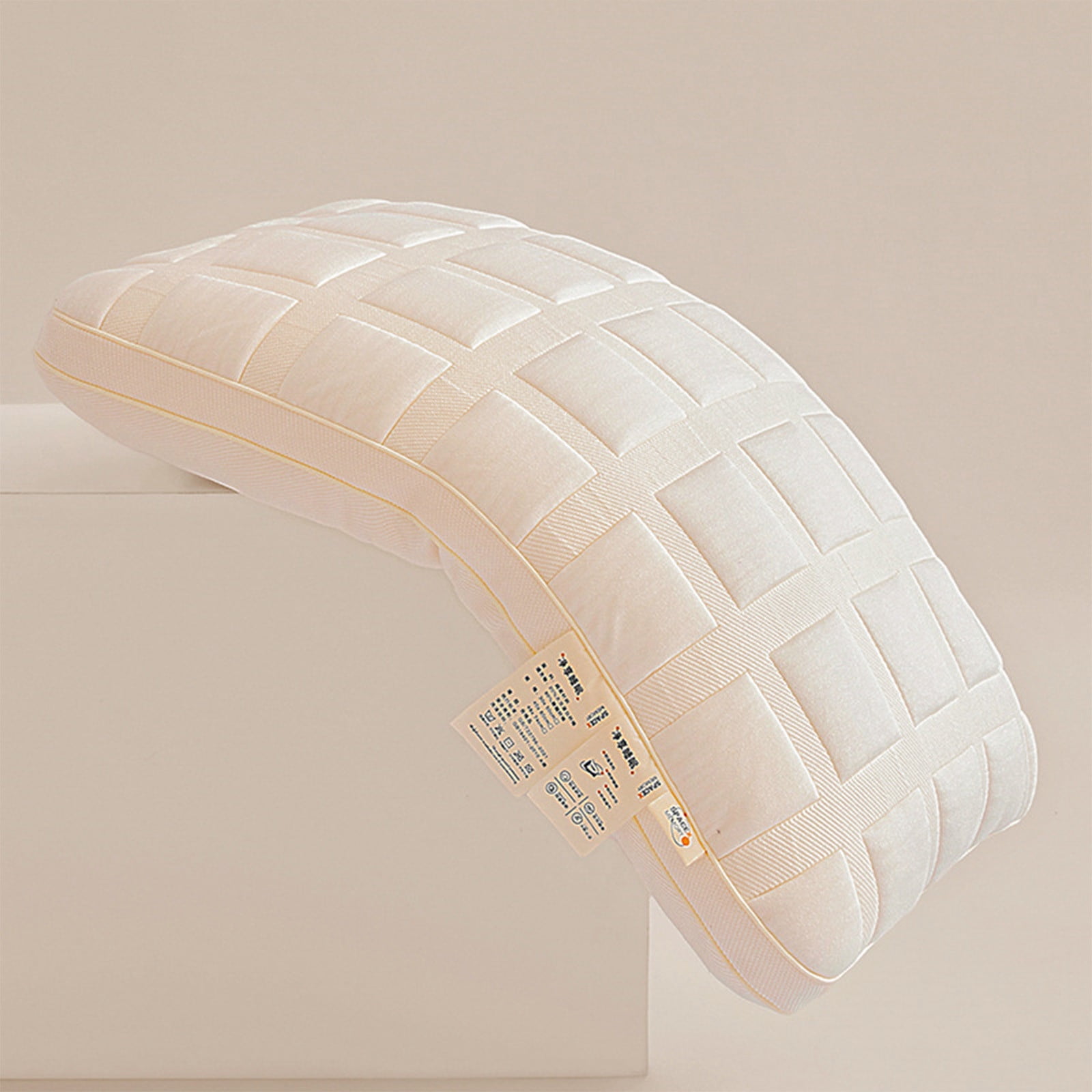 Vadktai Pillows for Side Sleepers, Bed Pillow for Neck Pain, Soft Like Down Pillow, White Hotel Fluffy Pillows for Sleeping, Hypoallergenic Pillow, 1 Pack