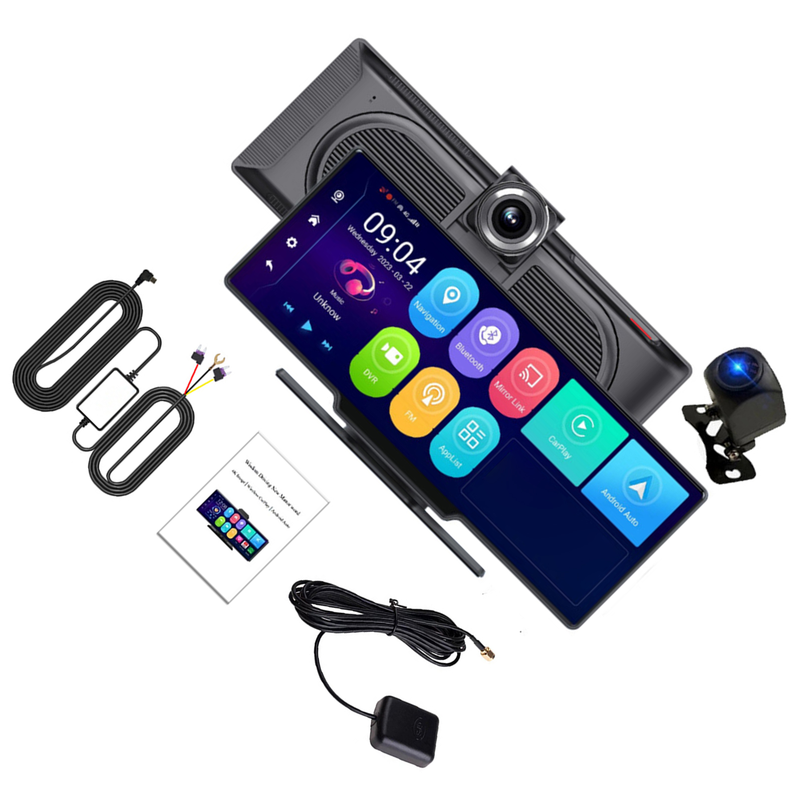 Youkk 4G 10.26 Inch Car Dual Lens Dash Cam DVR DVR Android WIFI Dash Cam Android Car