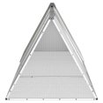 thumbnail image 3 of vidaXL Rabbit Cage Grey 302.5x80.5x71 cm Galvanised Steel, 3 of 4