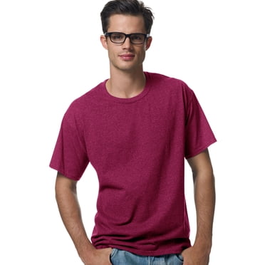 Hanes ComfortBlend EcoSmart Men`s Crewneck T-Shirt, S, Cardinal