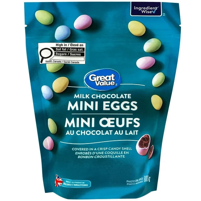 Mini œufs au chocolat au lait Great Value