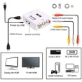 thumbnail image 3 of RCA AV to HDMI Converter Adapter Mini Composite AV2HDMI CVBS Converter 1080P HDTV DVD, 3 of 6
