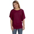 thumbnail image 2 of Bella + Canvas Ladies' Flowy Draped Sleeve Dolman T-Shirt, 2 of 4