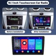 thumbnail image 3 of Touch Screen Car Radio, ABS Aluminum Alloy GPS  5.2 10.1 Inch IPS Screen Touch Screen Car Stereo  for Navigation, 3 of 7