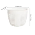 thumbnail image 2 of Wall Mounted Traceless Plastic Storage Basket Small Hanging Organizer for Dormitory Bedside or Kitchen, 2 of 6