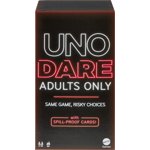 UNO Dare Jeu de cartes réservé aux adultes, 2-10 joueurs, cartes imperméables et dés pour la nuit de jeu pour adultes - Exclusivité Walmart